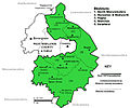 Map of Warwickshire