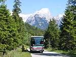 RVO-Bus im Rißtal vor der Schaufelspitze