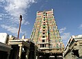 Image 17The large gopuram is a hallmark of Dravidian architecture (from Tamils)