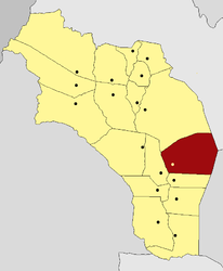 Dipartimento di Chamical – Mappa