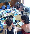 Un exemple d'editathon au Festival d'Avignon