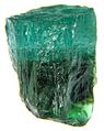 Image 13An example of elbaite, a species of tourmaline, with distinctive colour banding. (from Mineral)