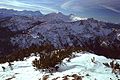 Blick vom Gipfel des Simetsbergs in das westliche Estergebirge