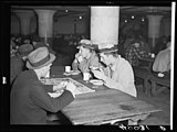 In January and February of 1937, Dick photographed the Flint Sit-Down Strike for the FSA. Many of his photographs, like this one, are of ordinary life during the strike.