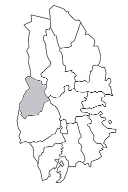 Karlskoga bergslags härads läge i Örebro län.