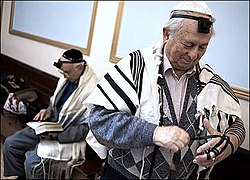 Anlegen von Tefillin