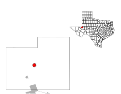 Location of Kermit, Texas