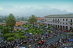 Festival of the Virgin of Carmen in the Zocalo, 21 July 2009, photo by Miguel Angel Bandala Mtz.