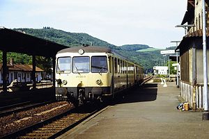 515/815 im Bahnhof Lauterecken-Grumbach (1986)