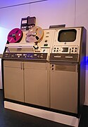 2 inch Quadruplex video tape recorder, Ampex VR-2000 (1960), at the exhibition of National Czech Technical Museum, Prague.