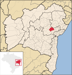 Ipirá – Mappa