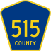 County Route 515 marker