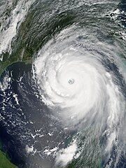 Hurricane Katrina at peak intensity