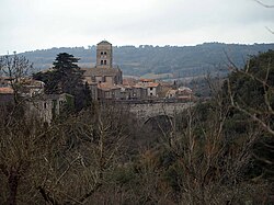 Skyline of Montolieu