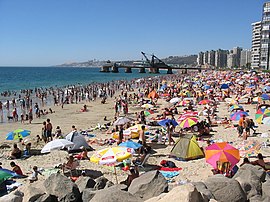 Strand von Viña del Mar