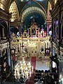 Interior view of the Bulgarian St. Stephen Church