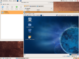 VirtualBox in esecuzione su ubuntu