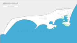 Aden districts map