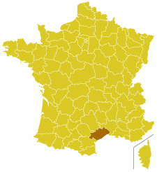 Arcidiecéze montpellierská na mapě