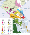 Caucasus ethnic map (1994-2020).