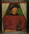 Portrait of Charles VII, c. 1450-1455, Louvre, Paris.