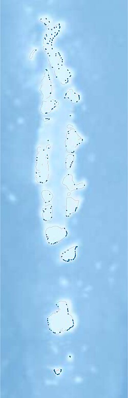 Dhaandhoo is located in Maldives