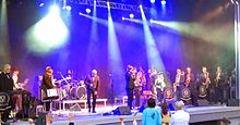 Melbourne Ska Orchestra performing at Northern Lights Festival Boréal in 2014