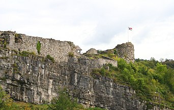 Les ruines du château