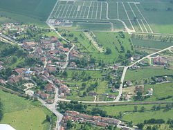 Skyline of Poussay