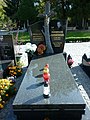 Grave of Przemysław Gosiewski at Military Powązki Cemetery in 2012