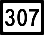 West Virginia Route 307 marker