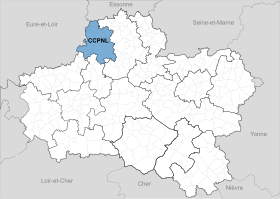 Localisation de Communauté de communesde la Plaine du Nord Loiret