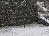 Gapestokken ved Fredriksten festning i Halden.