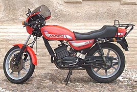 Laverda LZ 125 de 1983, amb motor Zündapp