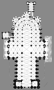 Planta da Catedral de Chartres (1194-1220)