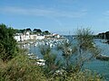 La haveno de Sauzon sur Belle-île (Morbihan)