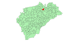 Castrojimeno – Mappa