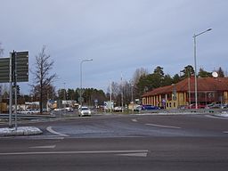 Sydvästra Tunbytorp sett från Grytamotet vid Norrleden.