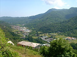 Skyline of San Colombano Certenoli