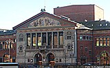 Aarhus Teater tegneta af Hack Kampmann (1898–1900).