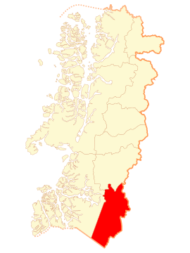 Lage der Kommune in der Aisén Region