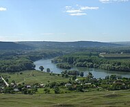 Vue sur la vallée de Nistru