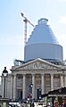 Restauration en mai 2014, de la coupole du Panthéon de Paris