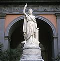 Image 53The statue of Italia turrita in Naples. Italia turrita is the national personification of Italy. (from Culture of Italy)