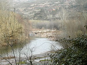 Lo riu Llobregat a Monistrol de Montserrat