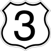 National Highway 3 shield