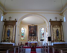 Intérieur de l'église d'Offenheim.