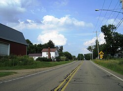 Gresham, a village within Oil Creek Township