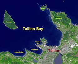 Tallinnanlahti kartalla (engl. Tallinn Bay)