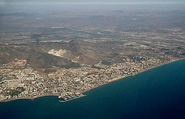 Luchtfoto van Benalmádena en Torremolinos